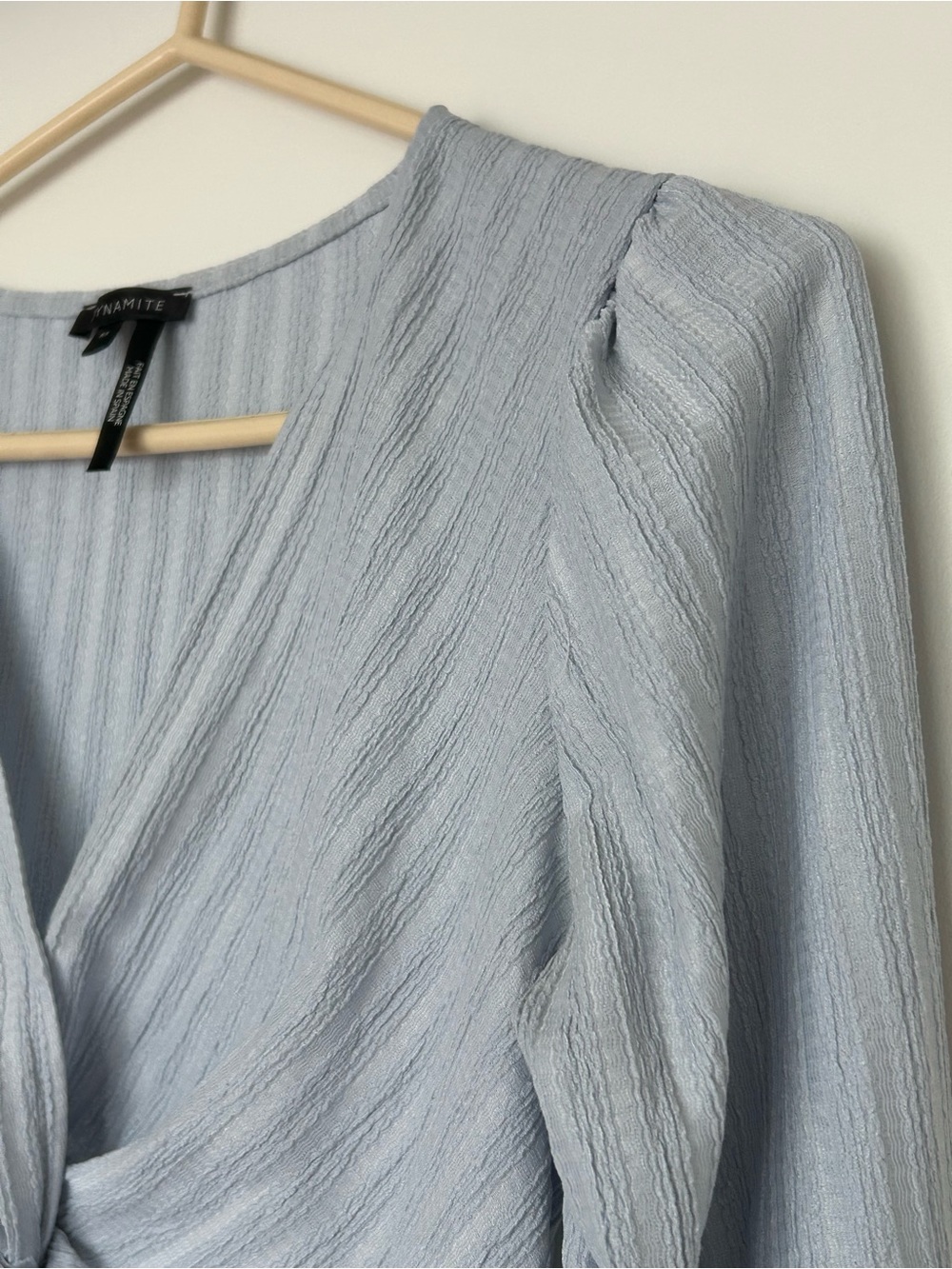 Dynamite long sleeve blouse sz S - Picture 11 of 13